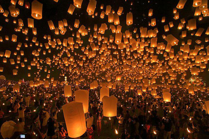 Loy Krathong, festival, marked, party, light, lanterns, phangan, featured