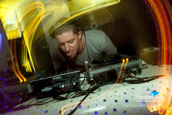 rob gritton, dj, follow up, party, phangan