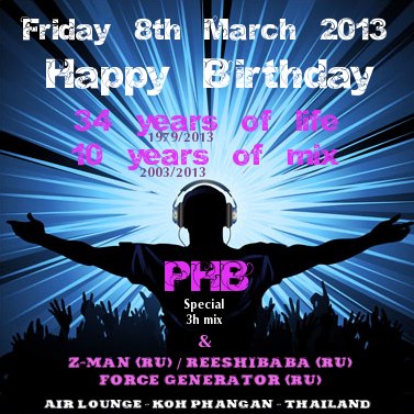 fabrice phb brithday air lounge tech house 