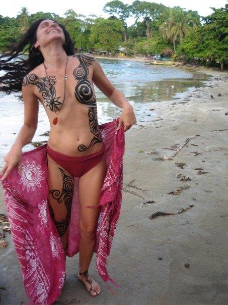 Luana body art beach koh Phangan