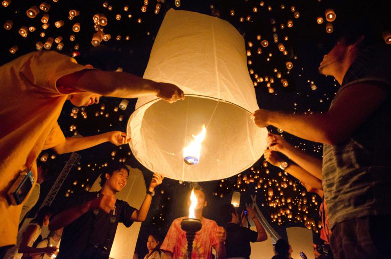 Loy Krathong festival light festival phangan party marked