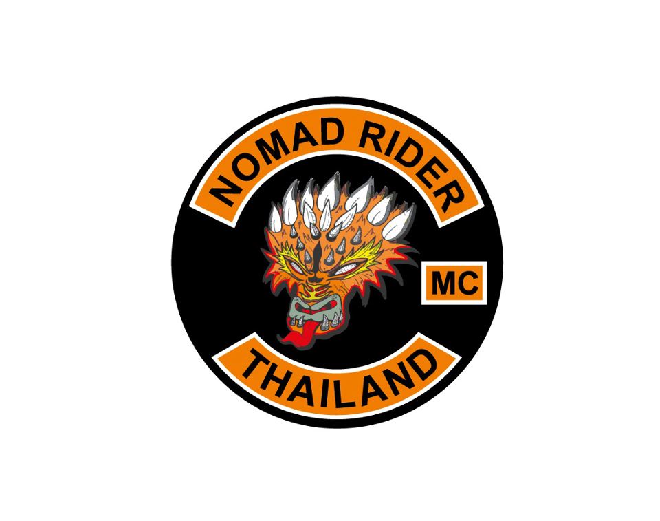 nomad riders charity blue top phangan bikes