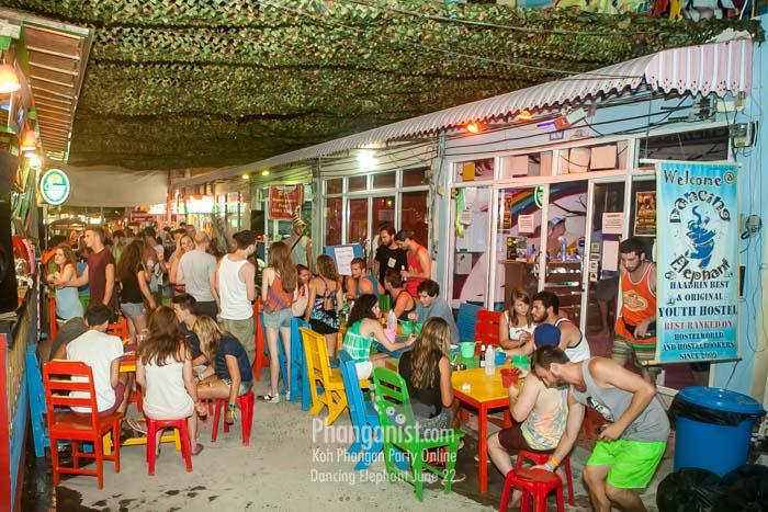 koh phangan dormitory during the Fullmoon Party